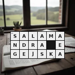 Hasło krzyżówkowe sarisa - salamandra egejska – rozwiązanie, synonimy, podpowiedzi i definicje krzyżówkowe